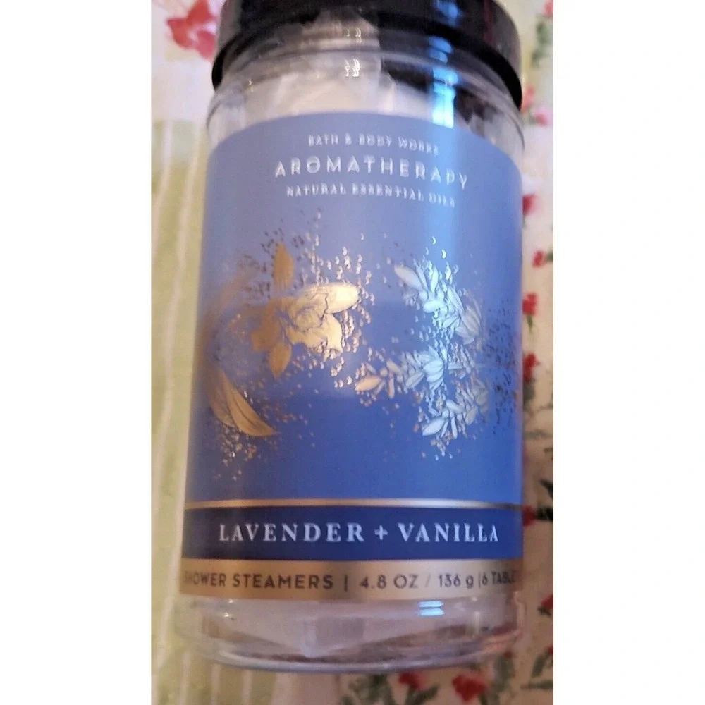 Bath & Body Works~Shower Steamers Lavender + Vanilla~  SLEEP  4.8  oz /6 ct. New